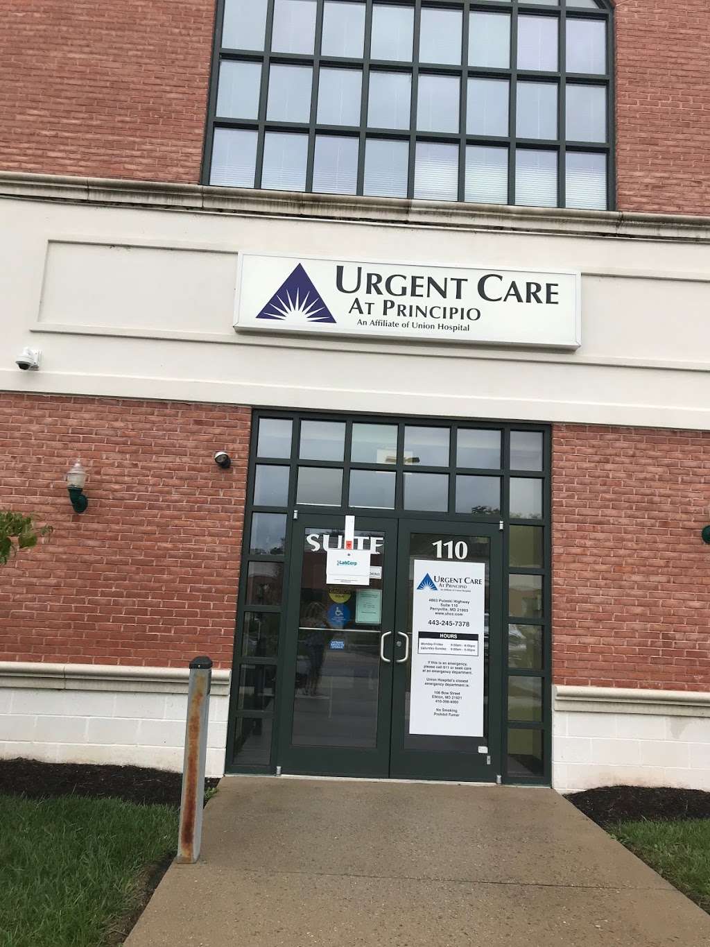 Urgent Care at Principio | 4863 Pulaski Hwy Suite 110, Perryville, MD 21903 | Phone: (443) 245-7378