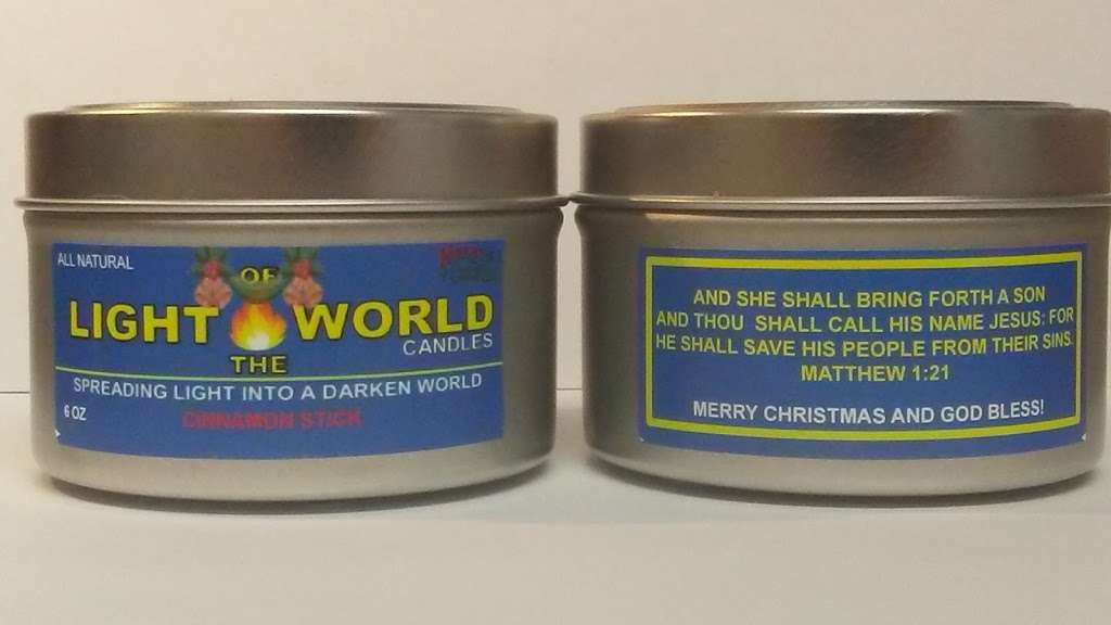 Light of the World Candles | 1799 North, County Rd 19A Apartment M4, Eustis, FL 32726, USA | Phone: (352) 360-5969