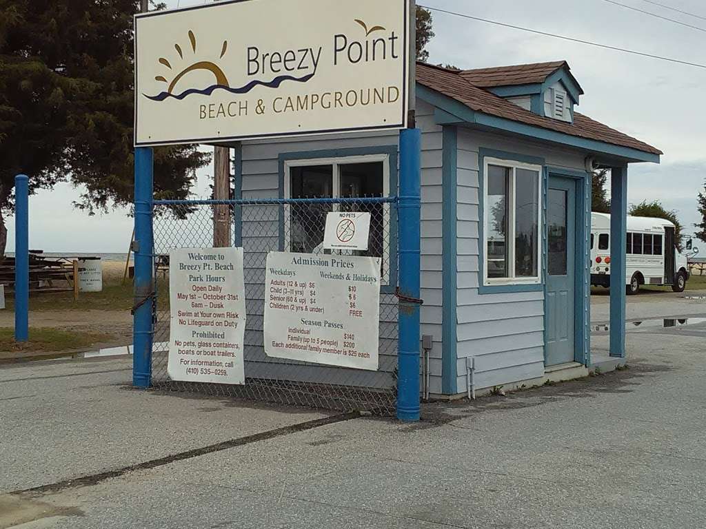 Breezy Point Beach & Campground | 5300 Breezy Point Rd, Chesapeake Beach, MD 20732, USA | Phone: (410) 535-0259