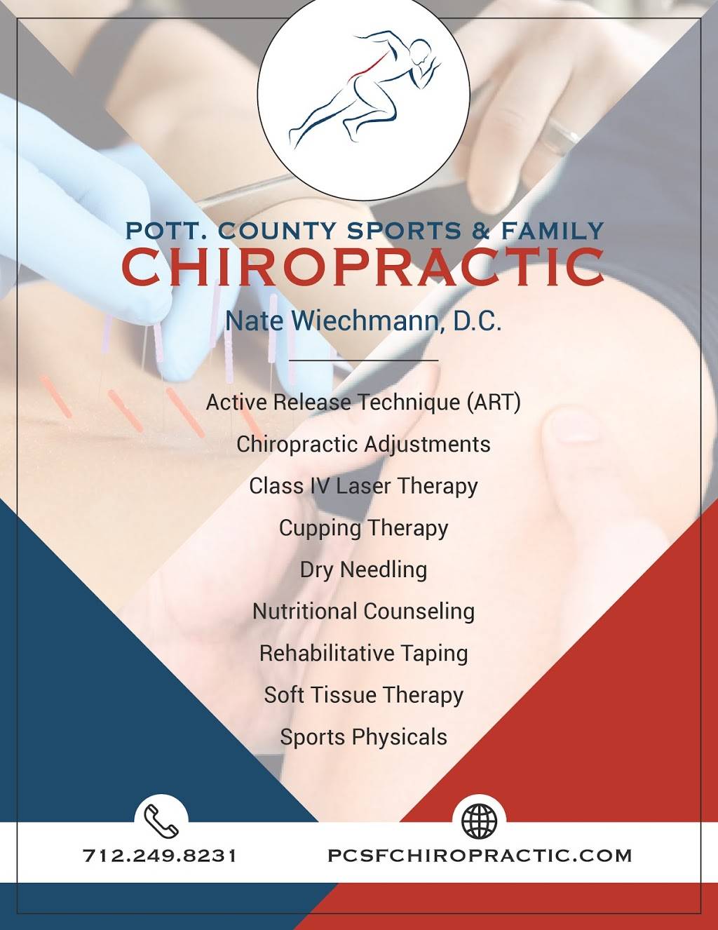 Pottawattamie County Sports & Family Chiropractic | 928 Valley View Dr Suite 1, Council Bluffs, IA 51503, USA | Phone: (712) 249-8231