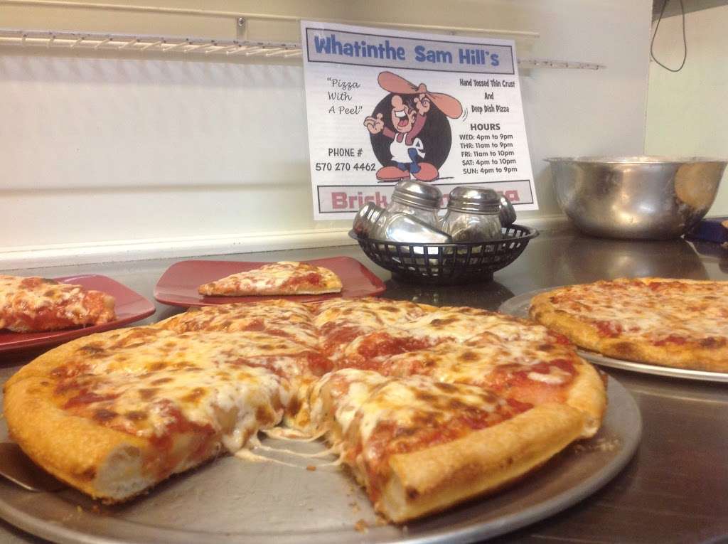 Whatinthe Sam Hills Brick Oven Pizza | 100 George Ave, Wilkes-Barre, PA 18705, USA | Phone: (570) 270-4462