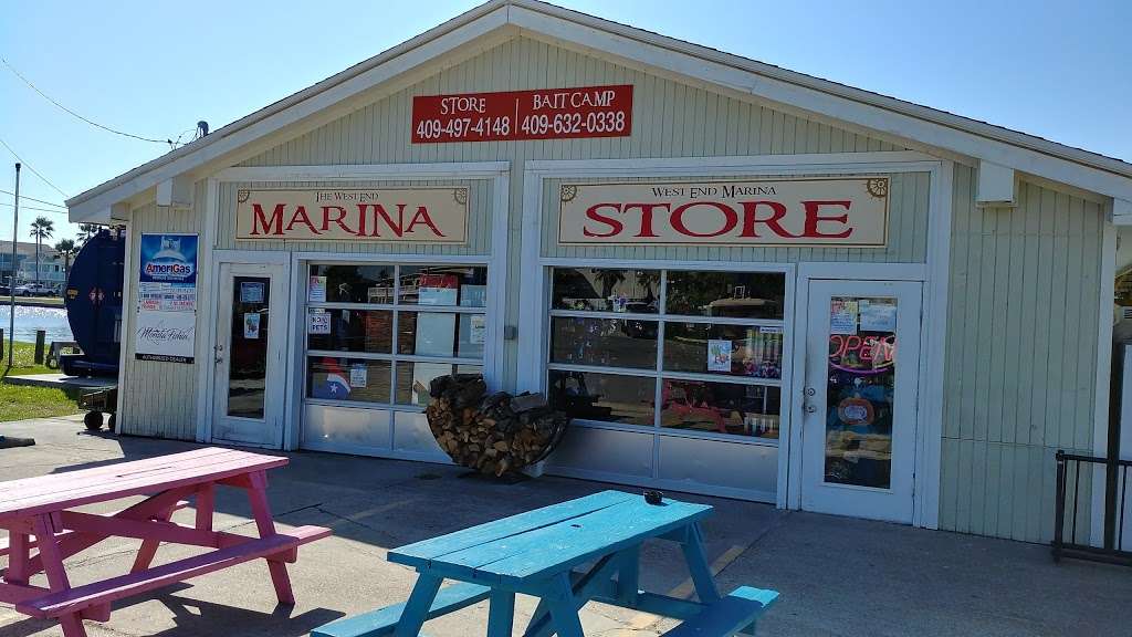 The West End Marina and Restaurants | 21706 Burnet Dr, Galveston, TX 77554, USA | Phone: (409) 497-4152
