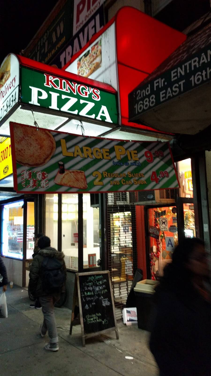 Kings Pizza | 1688 East 16th Street, Brooklyn, NY 11229, USA | Phone: (718) 627-8434