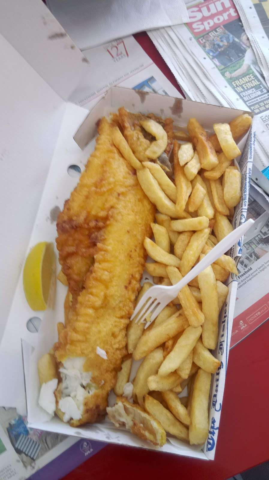 Great Fish and Chips | 31 Upper Ham Rd, Kingston upon Thames KT2 5QX, UK | Phone: 07955 188437