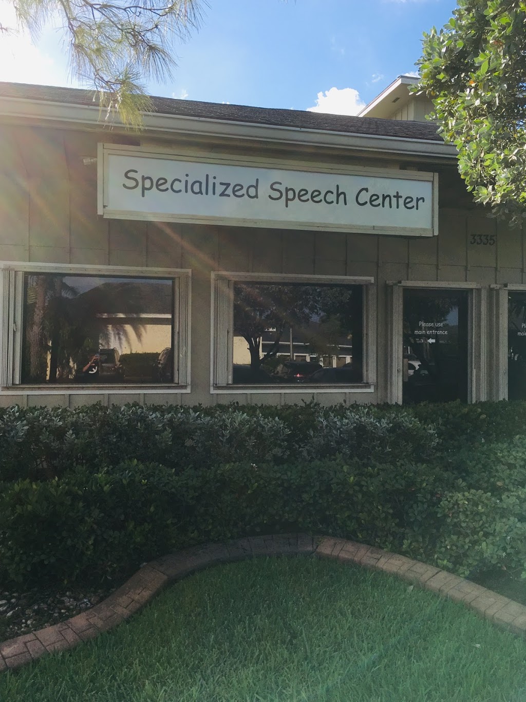 Specialized Speech Center, Inc. | 3335 N University Dr #5, Hollywood, FL 33024, USA | Phone: (954) 442-9422