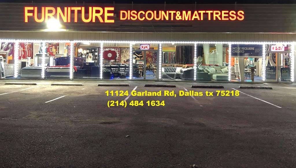 furniture discount & mattress inc | 11124 Garland Rd, Dallas, TX 75218, USA | Phone: (214) 484-1634