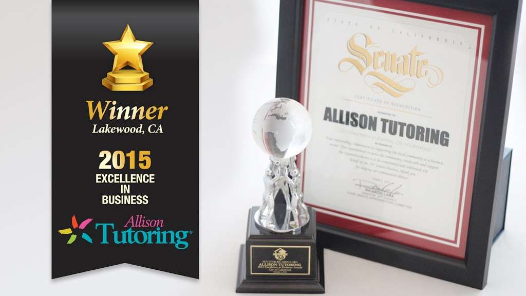 Allison Tutoring® | 4102 South St, Lakewood, CA 90712, USA | Phone: (562) 822-6488