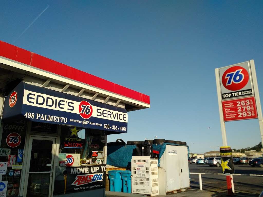 Eddies 76 Service Center, Inc. | 498 Palmetto Ave, Pacifica, CA 94044 | Phone: (650) 355-4764