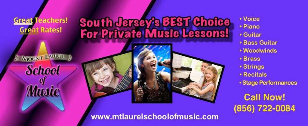 Mount Laurel School of Music | 801 S Church St #5, Mt Laurel Township, NJ 08054, USA | Phone: (856) 722-0084