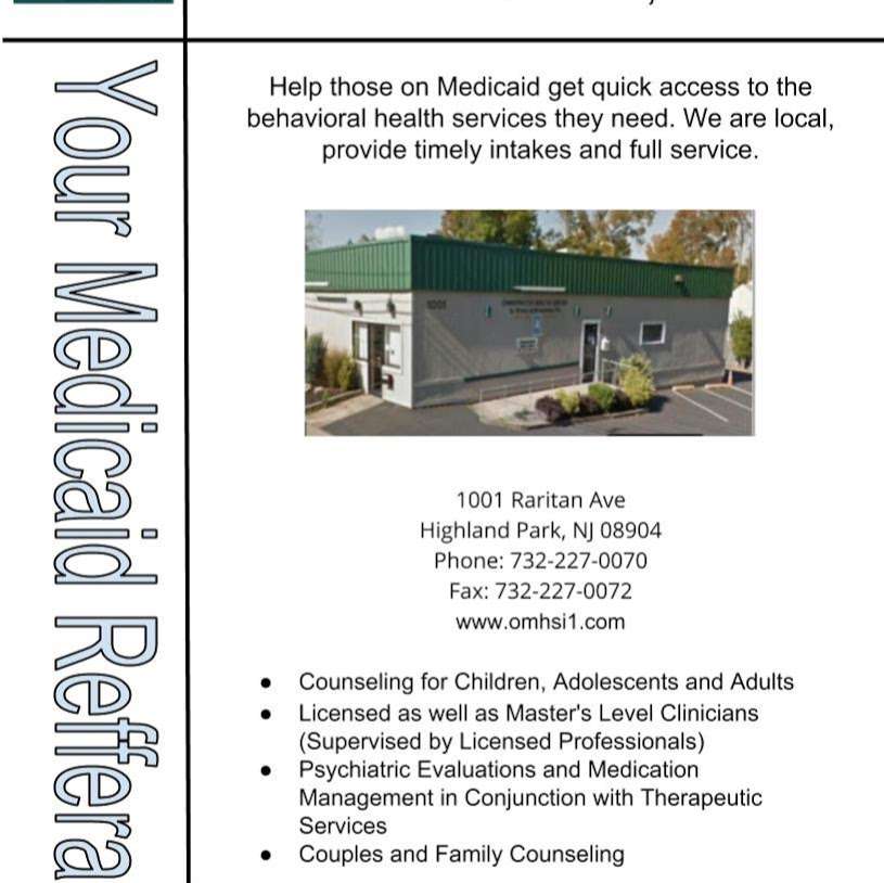 Omni Health Services, Inc. | 1001 Raritan Ave, Highland Park, NJ 08904 | Phone: (732) 227-0070