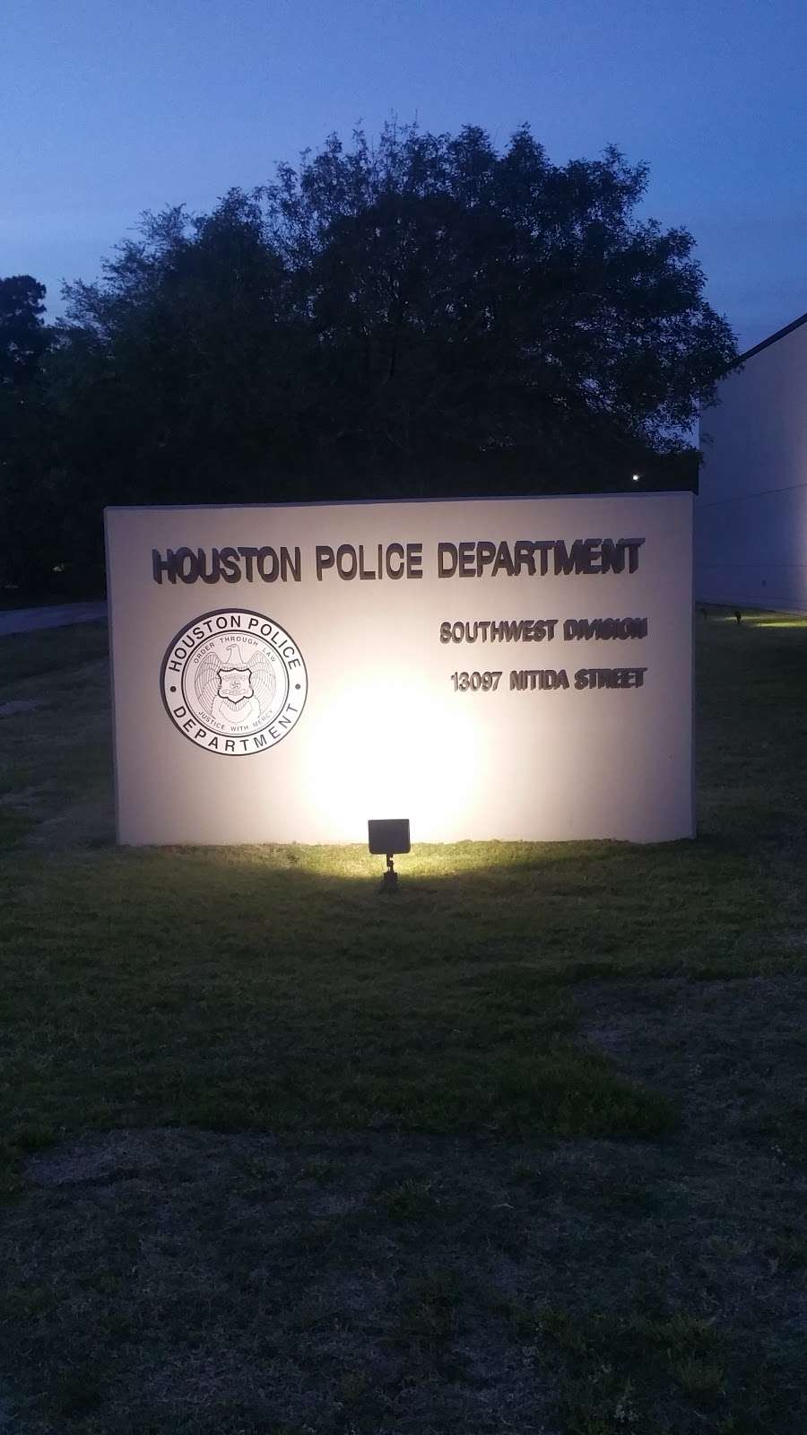 Houston Police Department Southwest Substation | 13097 Nitida St, Houston, TX 77045, USA | Phone: (832) 394-0400