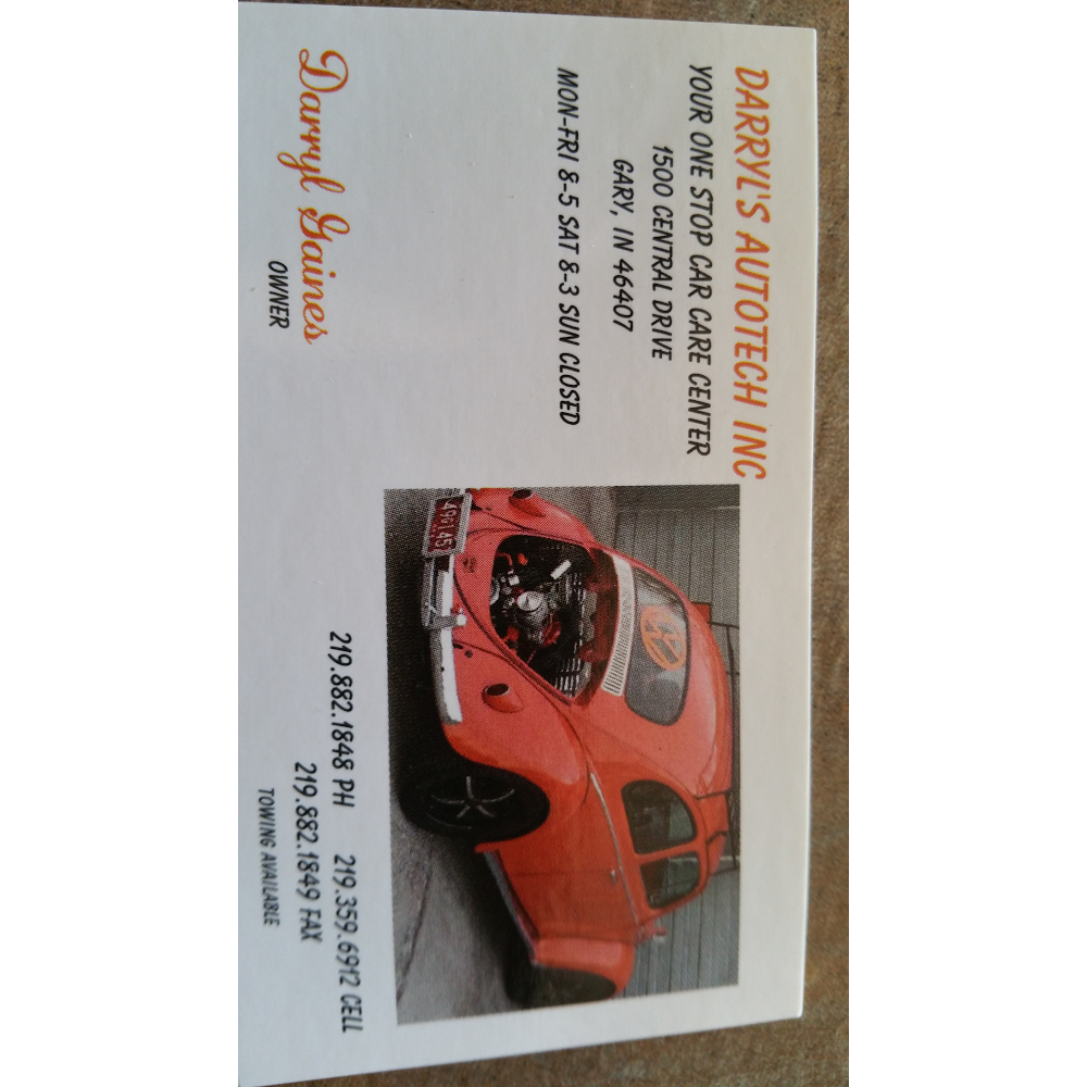 Darryls Auto Tech | 1500 Central Ave, Gary, IN 46407 | Phone: (219) 882-1848