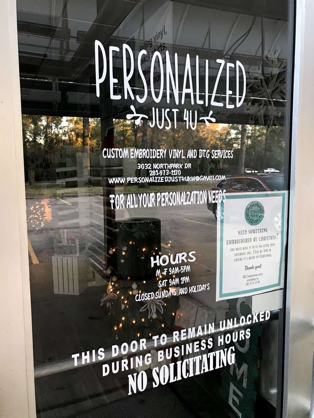Personalized Just 4U | 3032 Northpark Dr, Kingwood, TX 77339, USA | Phone: (281) 973-1170 Personalized Just 4U | 3032 Northpark Dr, Kingwood, TX 77339, USA | Phone: (281) 973-1170