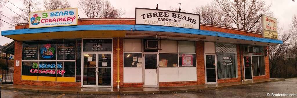 Three Bears Carry Out | 4503 Annapolis Rd, Baltimore, MD 21227 | Phone: (410) 636-6391