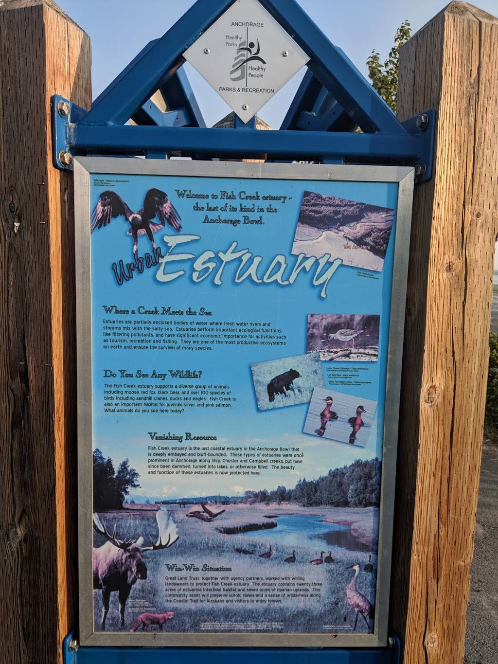 Fish Creek Estuary | Fish Creek, Costal Trail, Anchorage, AK 99517, USA | Phone: (907) 343-4355