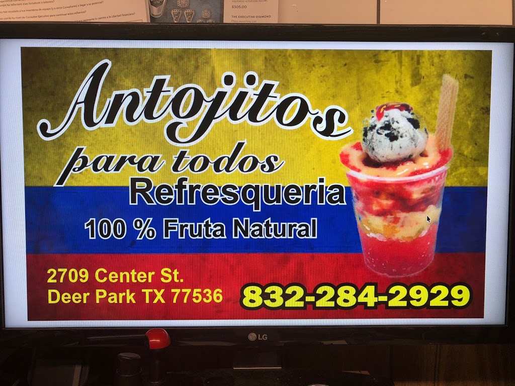 Antojitos Para Todos Refresqueria | 2709 Center St, Deer Park, TX 77536, USA | Phone: (832) 284-2929