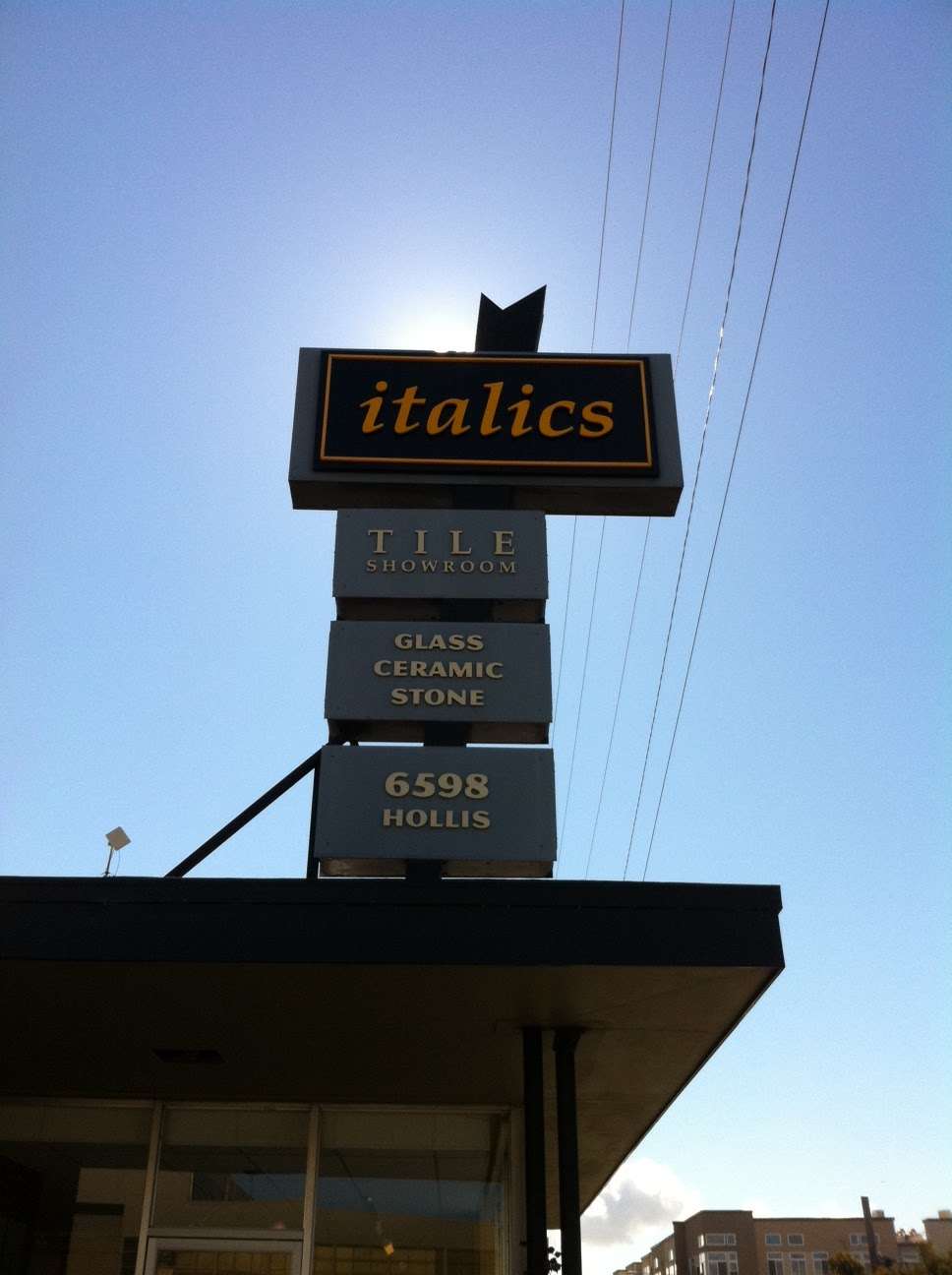 Italics Tile & Stone | 6598 Hollis St, Emeryville, CA 94608 | Phone: (510) 547-1872