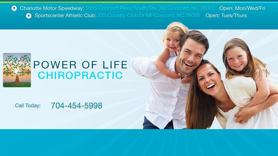 Power of Life Chiropractic | 327 Coddle Market Dr NW #120, Concord, NC 28027, USA | Phone: (704) 721-5433