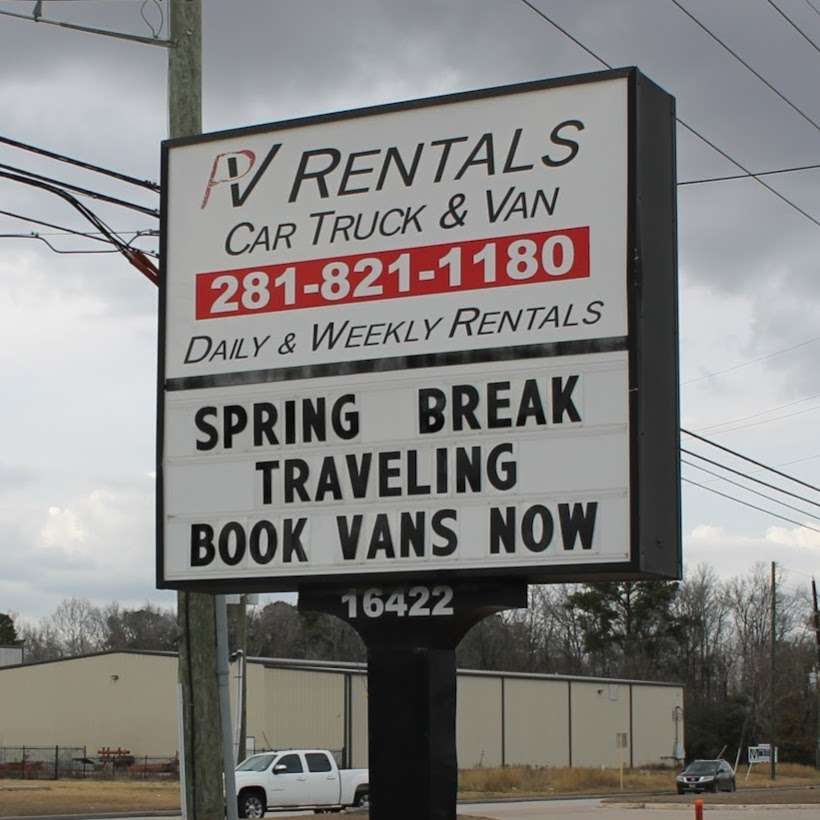 P V Rentals | 16422 Aldine Westfield Rd, Houston, TX 77032 | Phone: (281) 821-1180