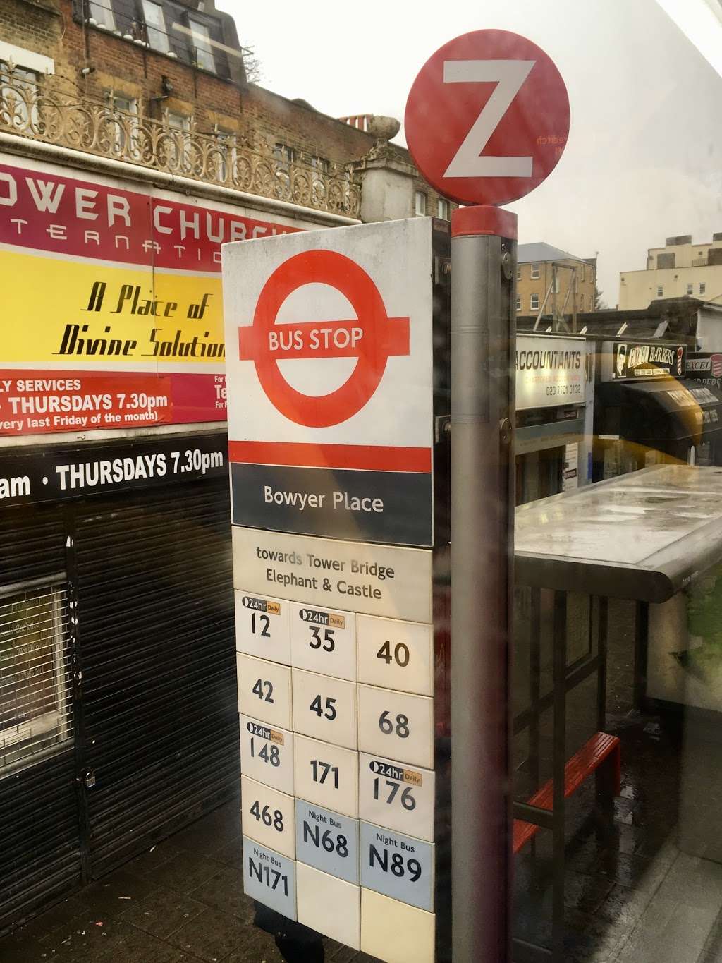 Bowyer Place (Stop Z) | Camberwell, London SE5 0HF, UK