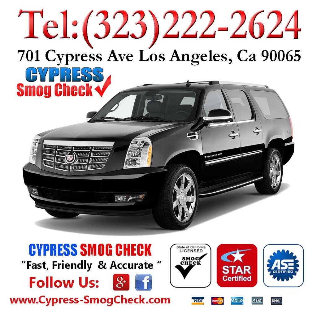 Cypress Smog Check | 701 Cypress Ave, Los Angeles, CA 90065 | Phone: (323) 222-2624