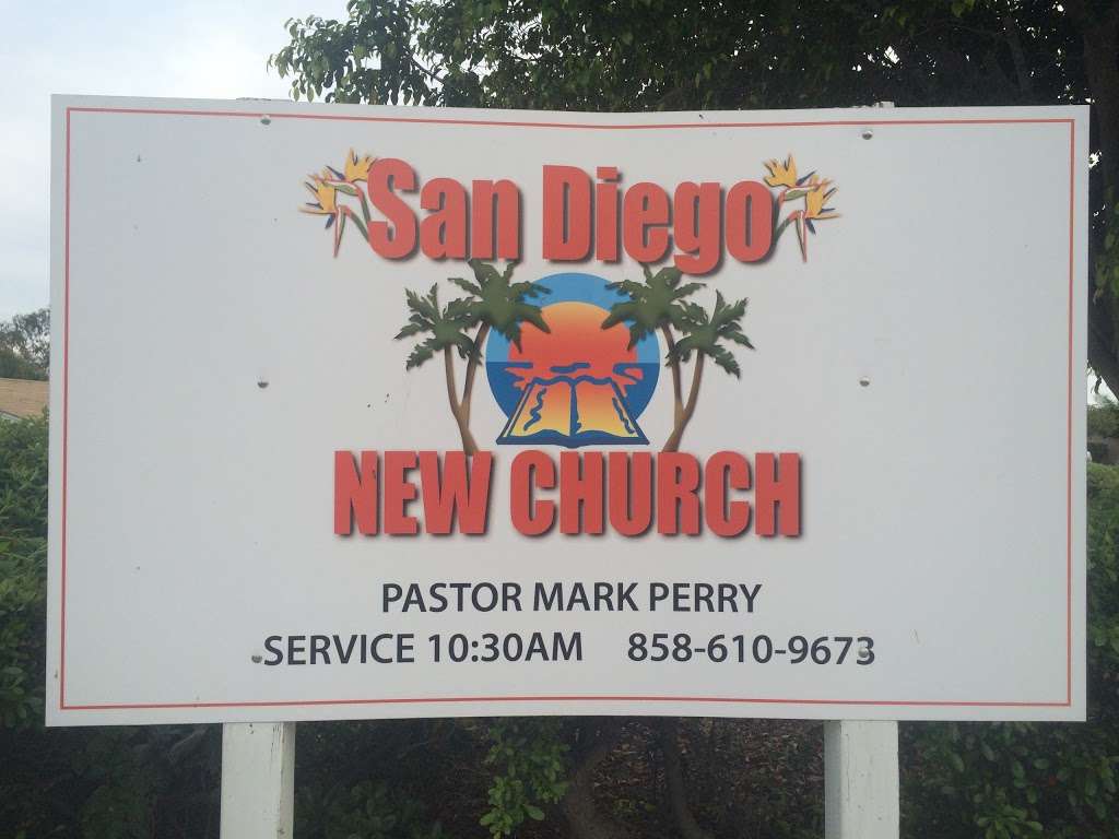 San Diego New Church | 2701 Meadow Lark Dr, San Diego, CA 92123, USA | Phone: (858) 610-9673
