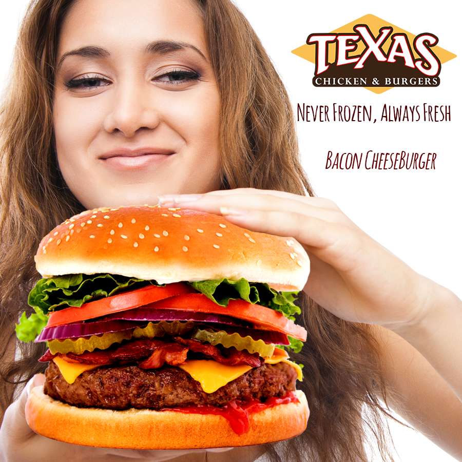 Texas Chicken and Burgers | 255-21 Hillside Avenue, Glen Oaks, NY 11004, USA | Phone: (718) 749-5118