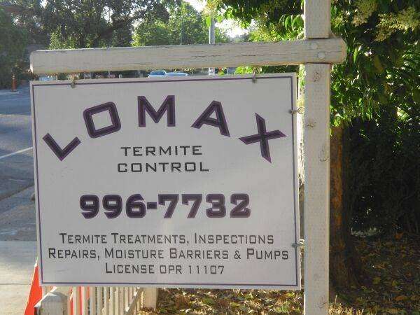 Lomax Termite Control | 18351 Sonoma Hwy, Sonoma, CA 95476, USA | Phone: (707) 996-7732