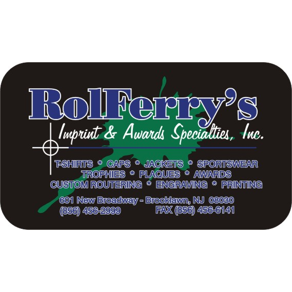 Rolferrys Imprint & Award Specialties, Inc. | 601 New Broadway, Brooklawn, NJ 08030, USA | Phone: (856) 456-2999