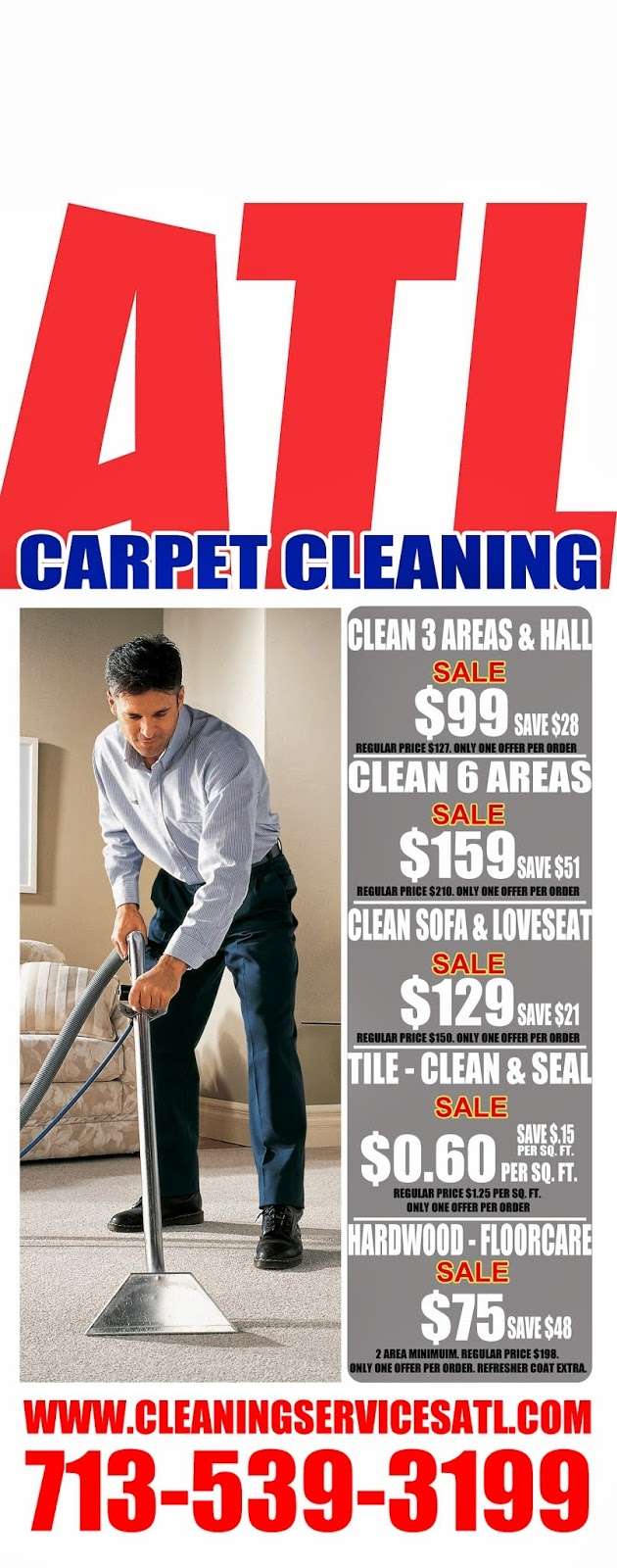 atl carpet cleaning | 7420 Yoe St, Houston, TX 77016, USA | Phone: (713) 539-3199