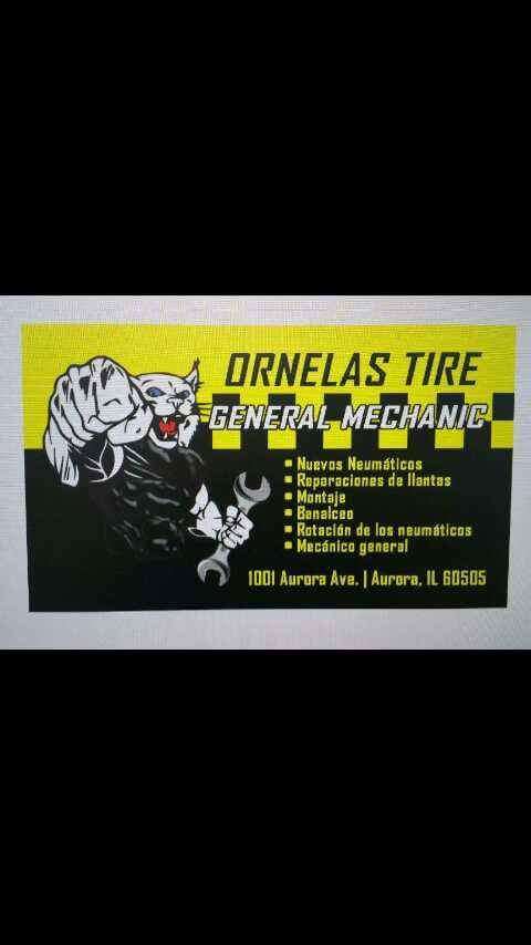 Ornelas tires | 1001 Aurora Ave, Aurora, IL 60505, USA | Phone: (630) 701-8716