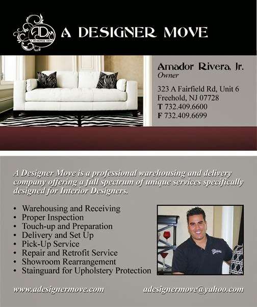 A Designer Move | 323 Fairfield Rd, Freehold, NJ 07728, USA | Phone: (732) 409-6600