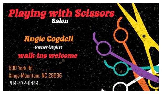 Playing with Scissors | 600 York Rd, Kings Mountain, NC 28086, USA | Phone: (704) 472-6444