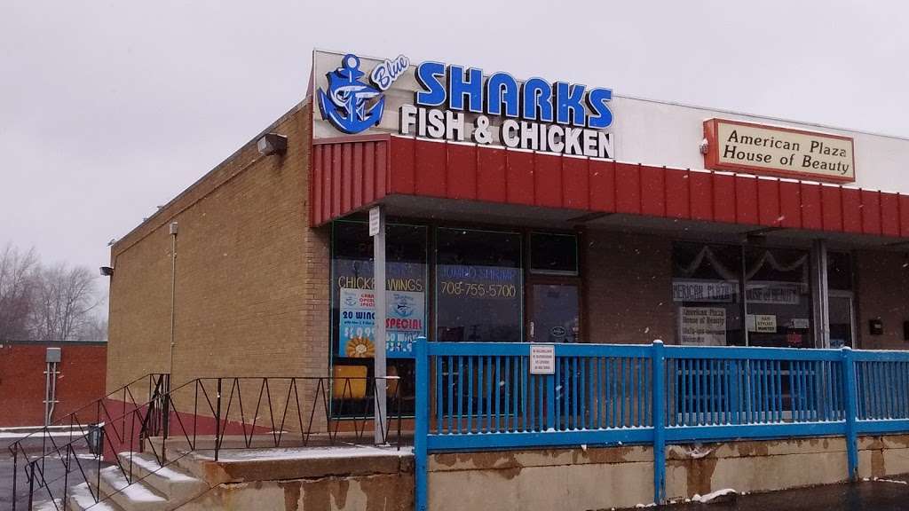 Blue Sharks Fish and Chicken of South Chicago Heights | 3332 Chicago Rd, South Chicago Heights, IL 60411, USA | Phone: (708) 755-5700