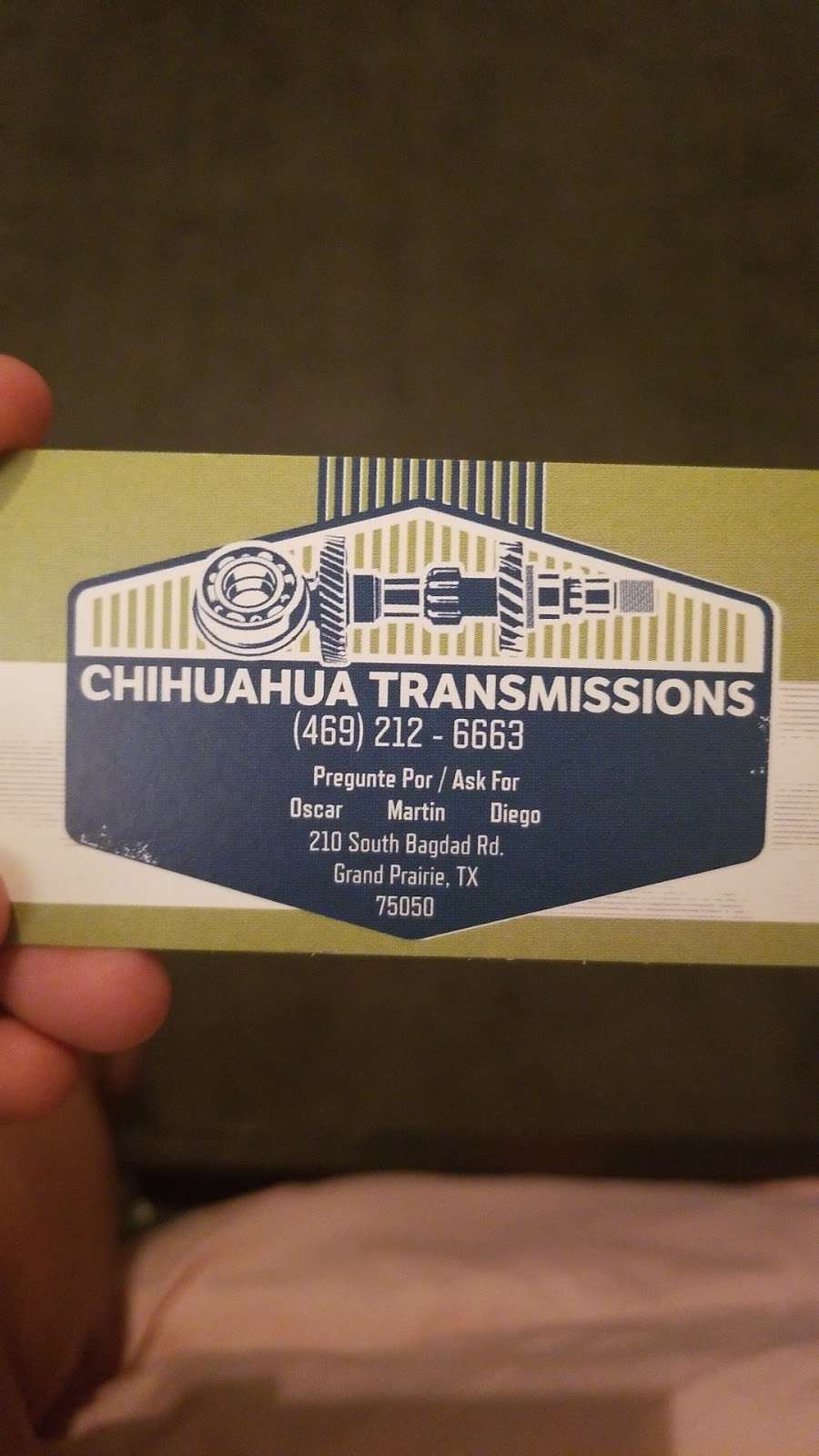 Chihuahua Transmissions | 210 S Bagdad Rd ste# 12, Grand Prairie, TX 75050, USA | Phone: (469) 212-6663