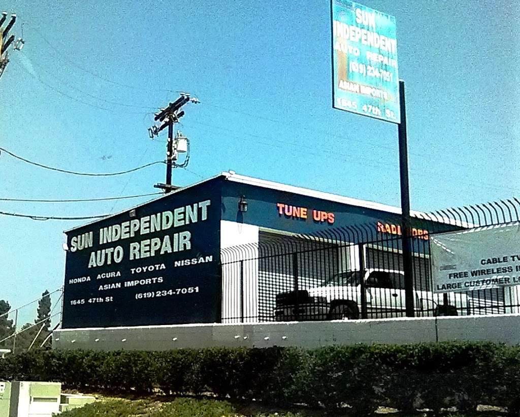 Sun Independent Auto Repair | 1645 47th St, San Diego, CA 92102, USA | Phone: (619) 234-7051