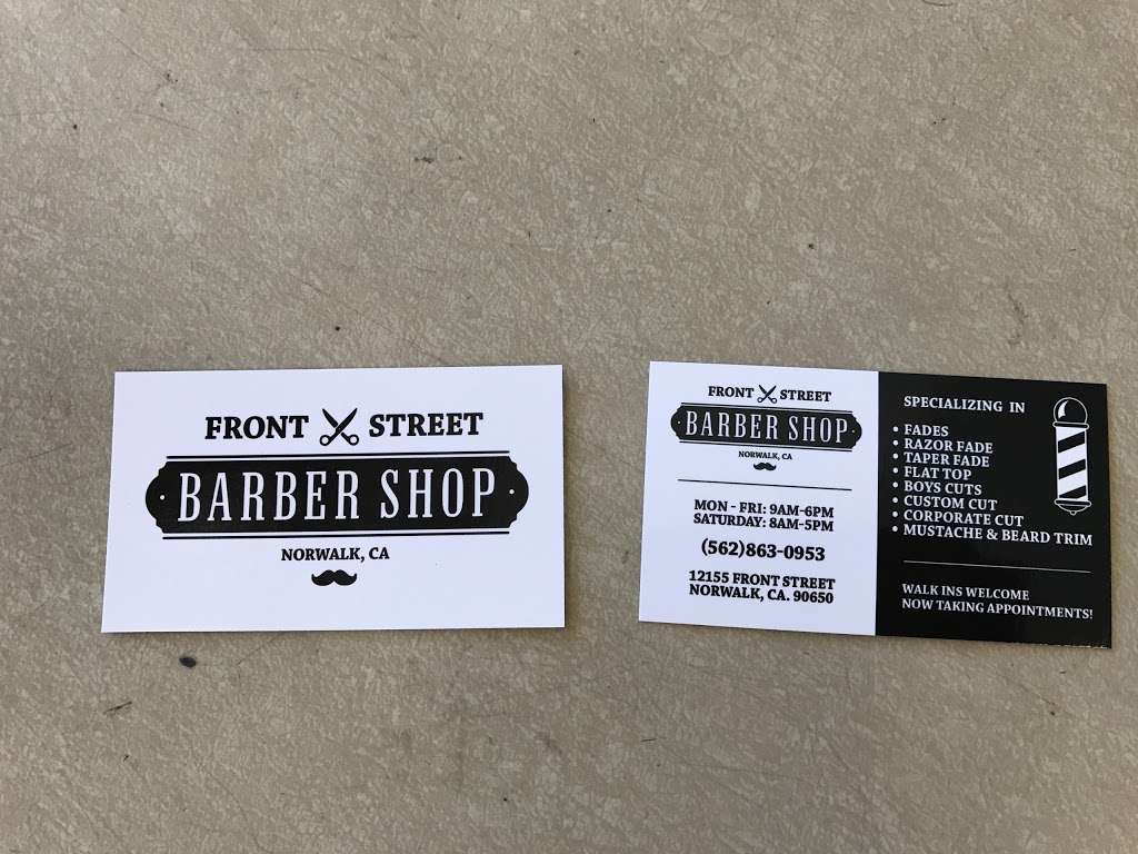 Front Street Barber Shop | 12155 Front St, Norwalk, CA 90650, USA | Phone: (562) 863-0953