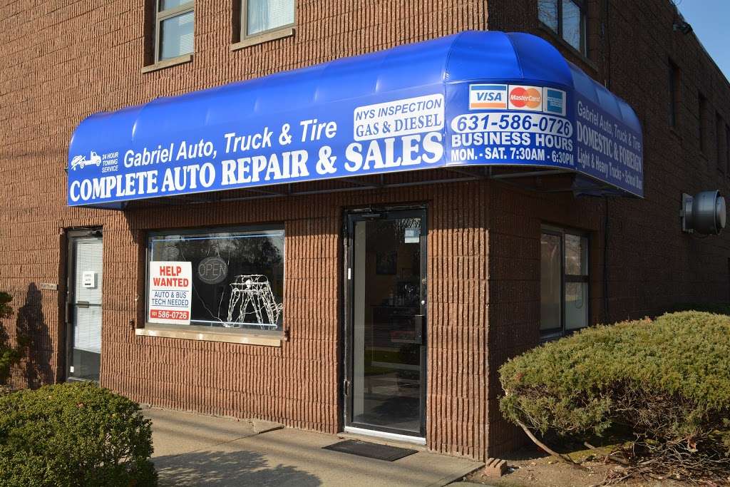 Gabriel Tire & Auto, Truck Repair | 765 Deer Park Ave, Dix Hills, NY 11746, USA | Phone: (631) 586-0726