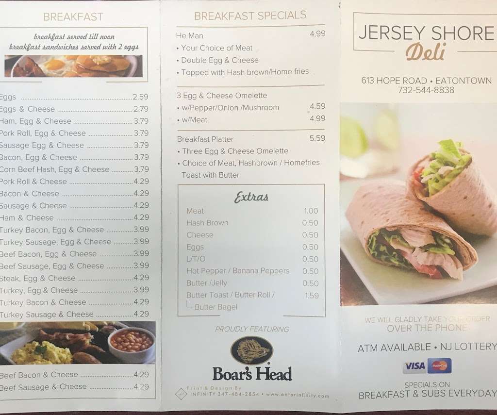 Jersey Shore Deli | 613 Hope Rd # 8, Tinton Falls, NJ 07724, USA | Phone: (732) 544-8838