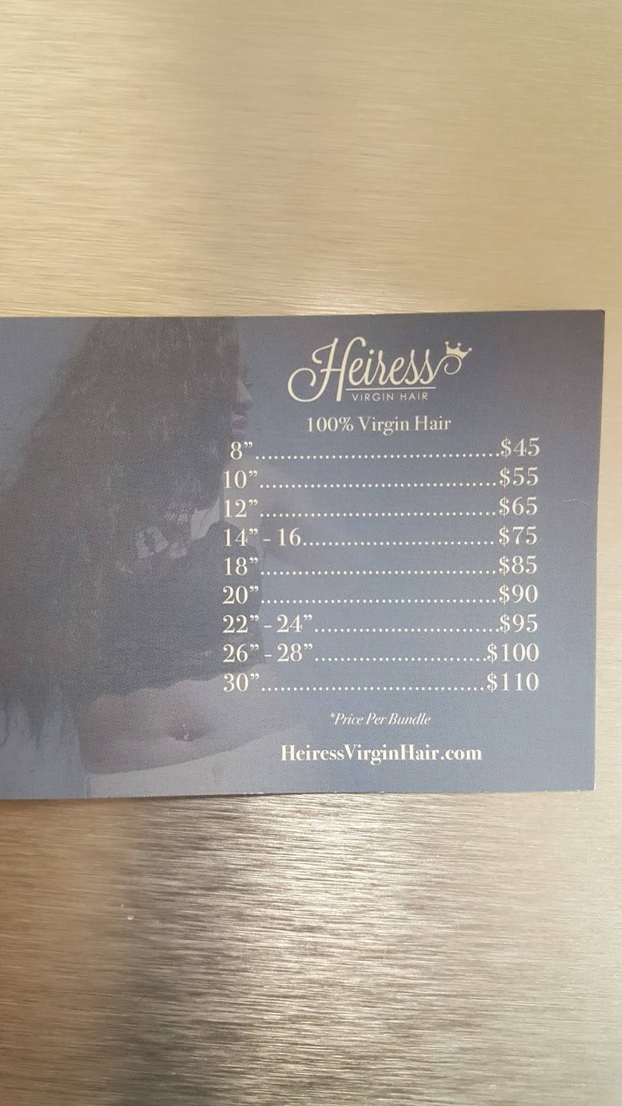 Heiress Hair STUDIO | 5303 S Telegraph Rd, Dearborn Heights, MI 48125, USA | Phone: (313) 406-3176