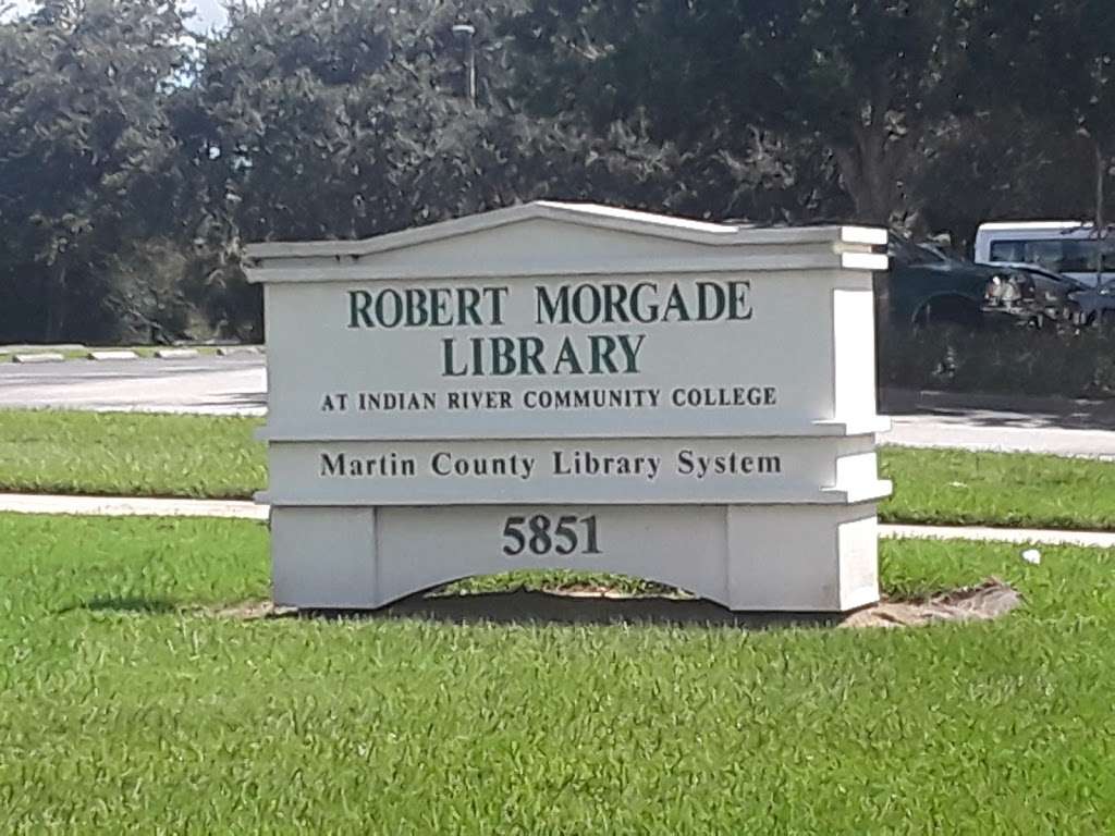 Robert Morgade Library (Martin County Library System) | 5851 SE Community Dr, Stuart, FL 34997, USA | Phone: (772) 463-3245