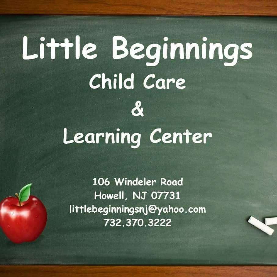 Little Beginnings Childcare and Learning Center | 106 Windeler Rd, Howell, NJ 07731, USA | Phone: (732) 370-3222
