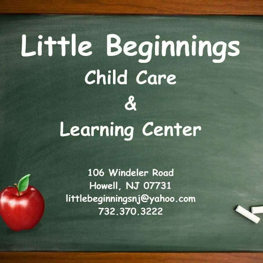 Little Beginnings Childcare and Learning Center | 106 Windeler Rd, Howell, NJ 07731, USA | Phone: (732) 370-3222