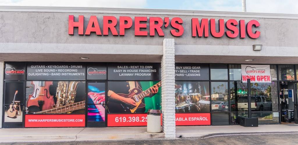 Harpers Music Store | 627 H St #B, Chula Vista, CA 91910, USA | Phone: (619) 398-2505