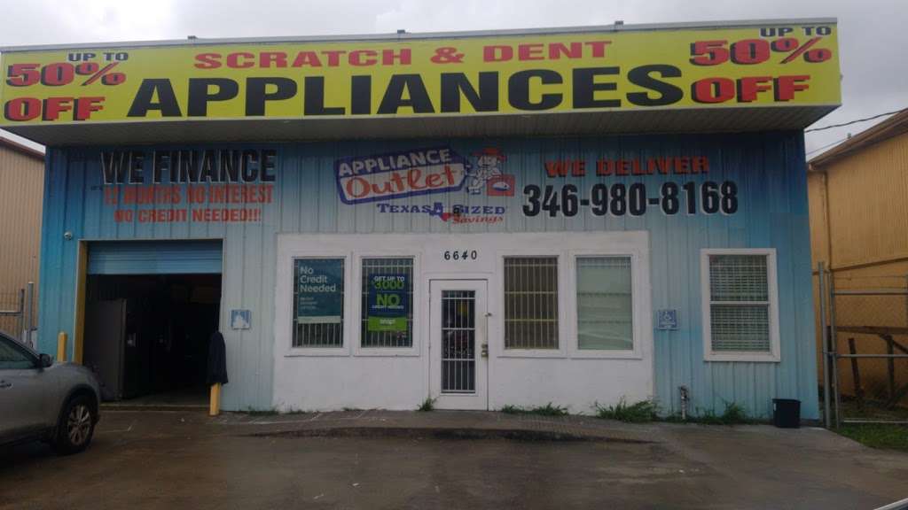 Appliance Outlet Texas | 6640 Hoover St, Houston, TX 77092, USA | Phone: (346) 980-8168