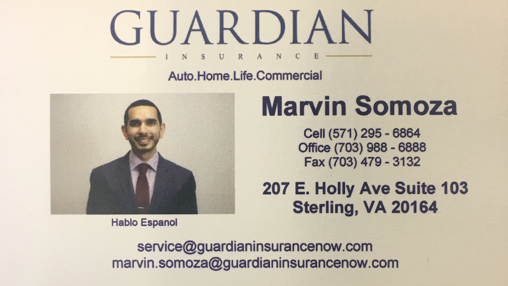 Guardian Insurance | 207 E Holly Ave Suite 103, Sterling, VA 20164, USA | Phone: (703) 988-6888
