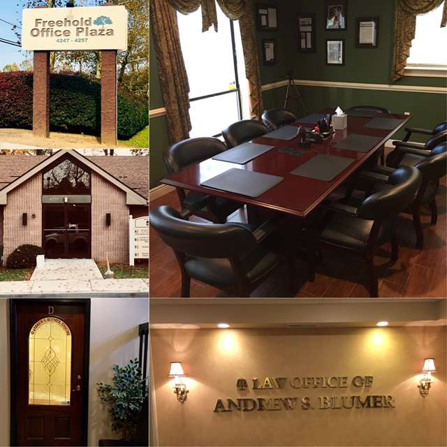 Law Office of Andrew S. Blumer | 4255 U.S. 9 Building 5 Suite D, Freehold, NJ 07728, USA | Phone: (732) 303-6430