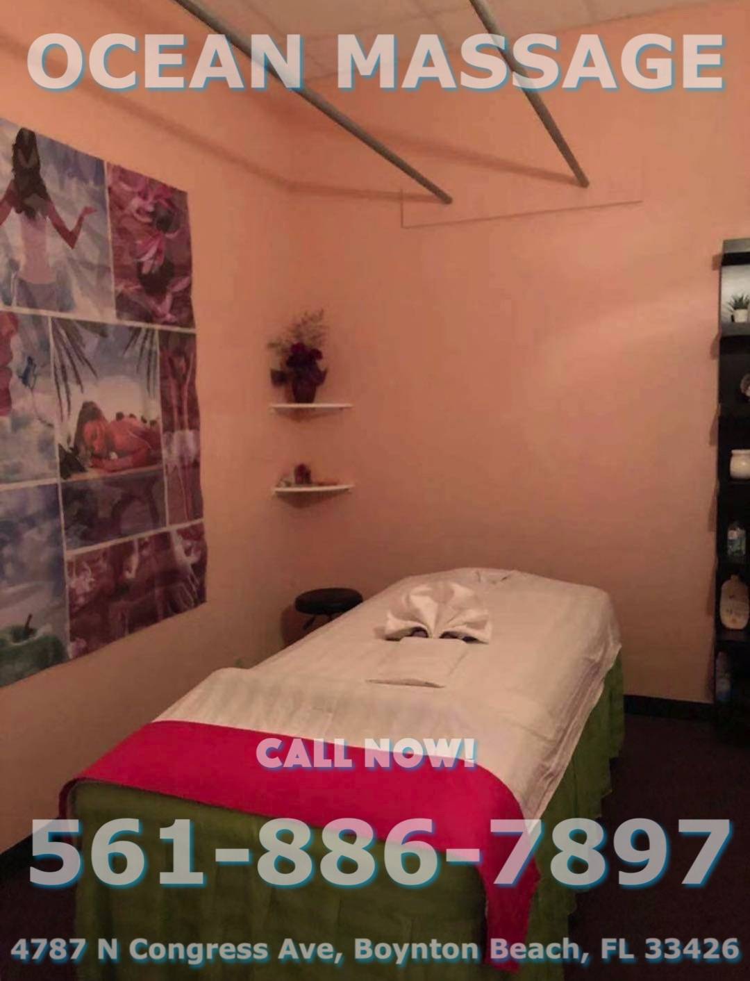 Ocean Massage | 4787 N Congress Ave, Boynton Beach, FL 33426, United States | Phone: (561) 886-7897