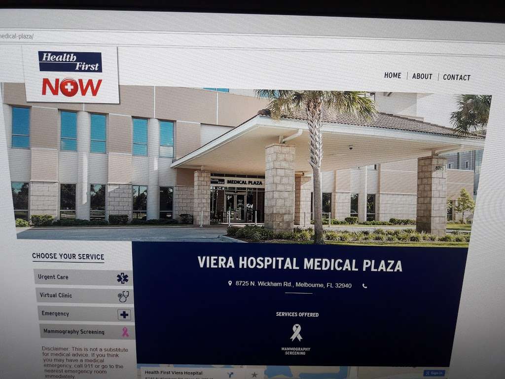 Viera Medical Plaza | 8725 N Wickham Rd, Melbourne, FL 32940, USA | Phone: (321) 434-9000