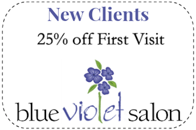 Blue Violet Salon | 424 Peterson Rd, Libertyville, IL 60048 | Phone: (847) 367-1833